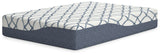 12 White/Blue Inch Chime Elite 2.0 Full Mattress