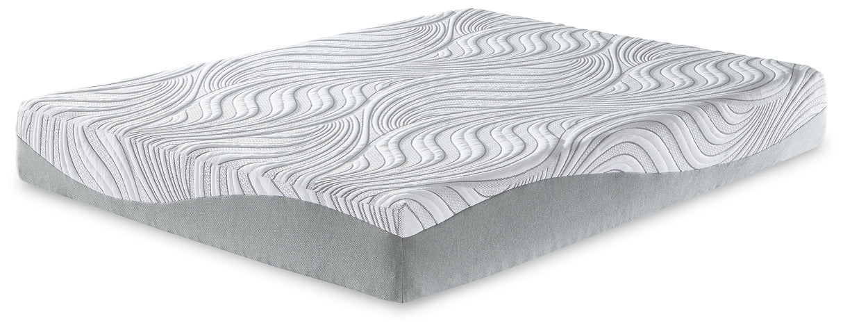 10 White Inch Memory Foam Queen Mattress
