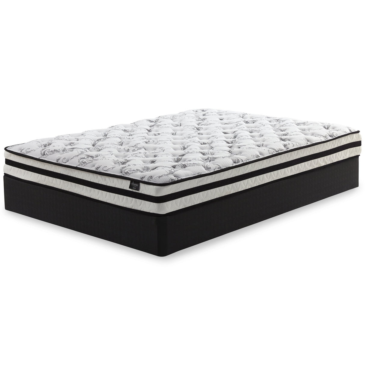 8 White Inch Chime Innerspring Full Mattress In A Box