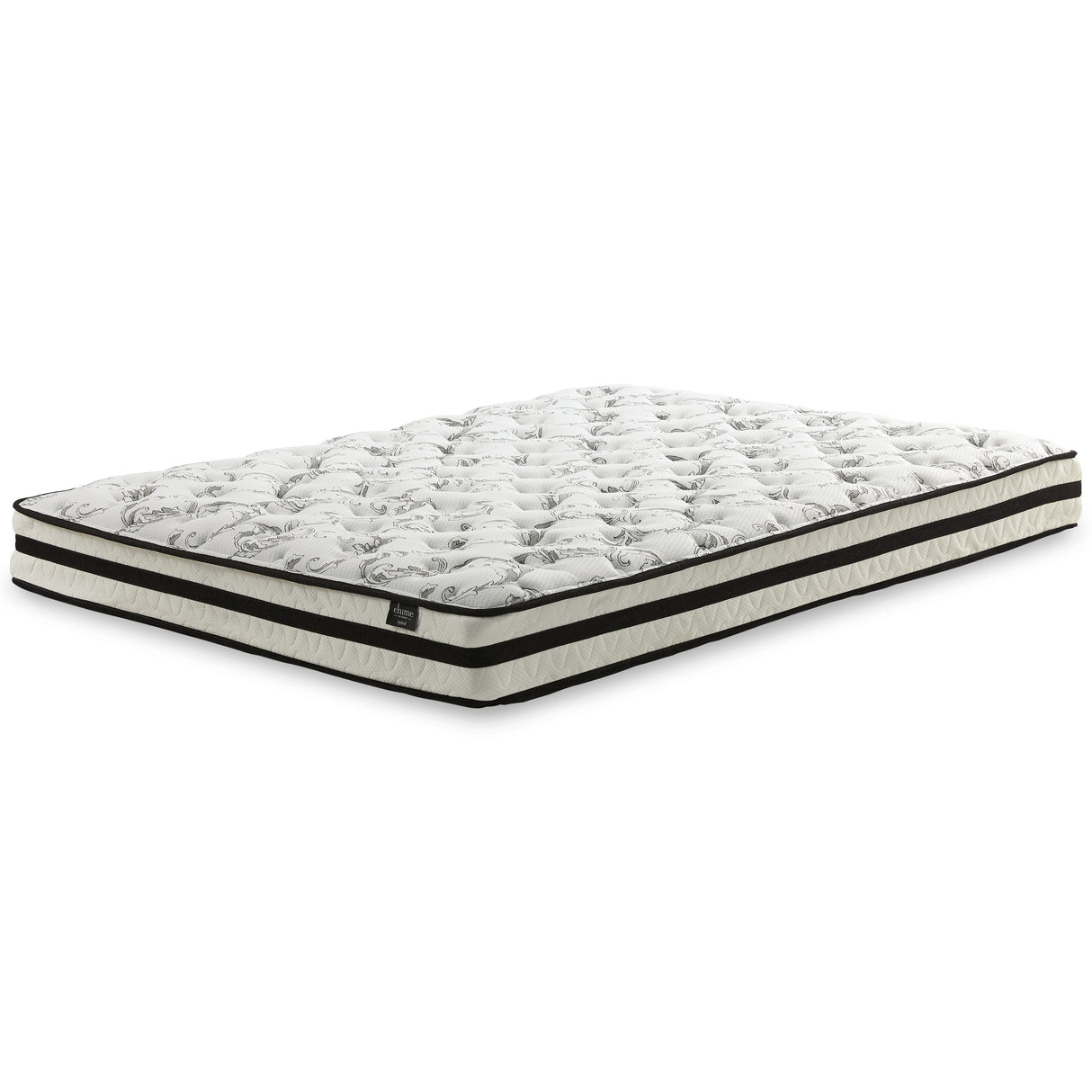 8 White Inch Chime Innerspring Full Mattress In A Box