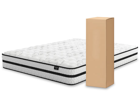 Chime White 10 Inch Hybrid Queen Mattress In A Box