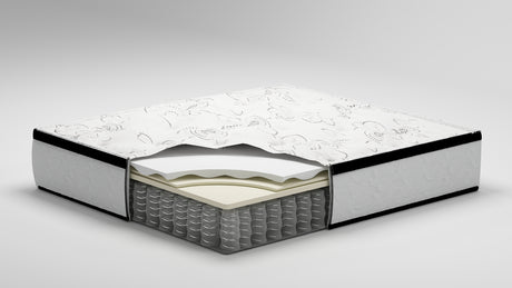 Chime White 12 Inch Hybrid King Mattress In A Box