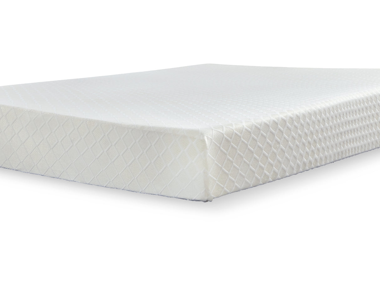 10 Inch Chime Memory Foam White King Mattress And Foundation
