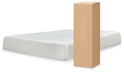 10 Inch Chime Memory Foam White King Mattress And Foundation
