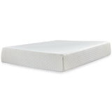Chime White 12 Inch Memory Foam King Mattress In A Box