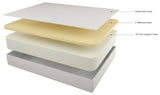 Chime White 12 Inch Memory Foam Full Mattress In A Box