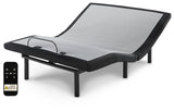 12 Black Inch Chime Elite Queen Adjustable Base With Mattress