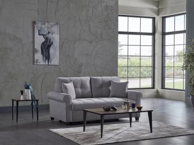 Mocca P Arm Sofa (Koopsi Gray)