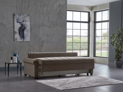 Mocca P Arm Sofa (Koopsi Brown)