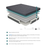 Mira 8" Queen Gel-Infused Memory Foam Hybrid Mattress