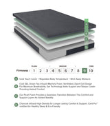 Landrum 11" Queen Green Tea Gel-Infused Memory Foam Mattress