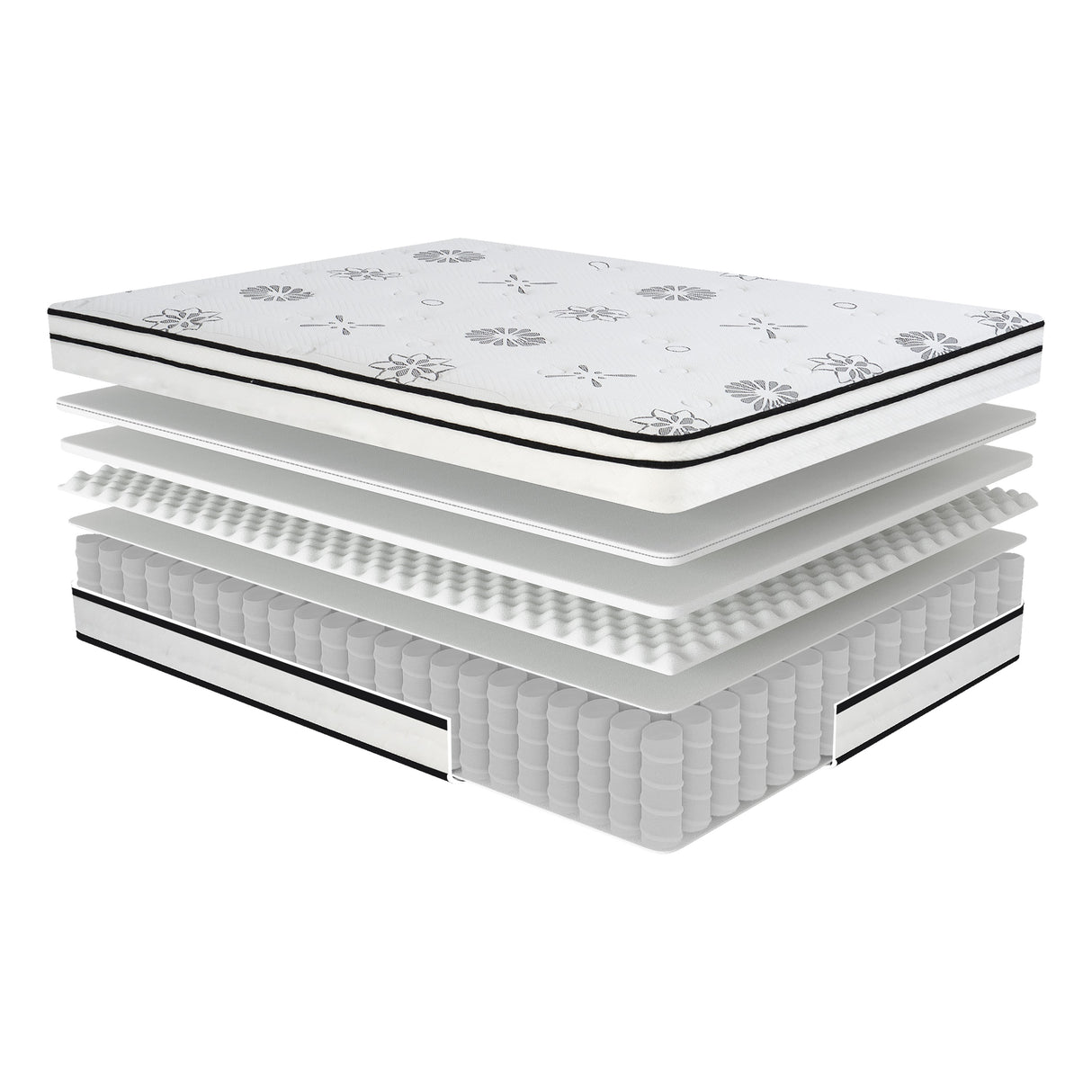 Vela 12" Queen Hybrid Mattress