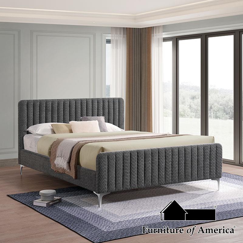 NX7006DG-Q-BED Dark Gray Bed