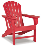 Sundown Red Treasure Adirondack Chair