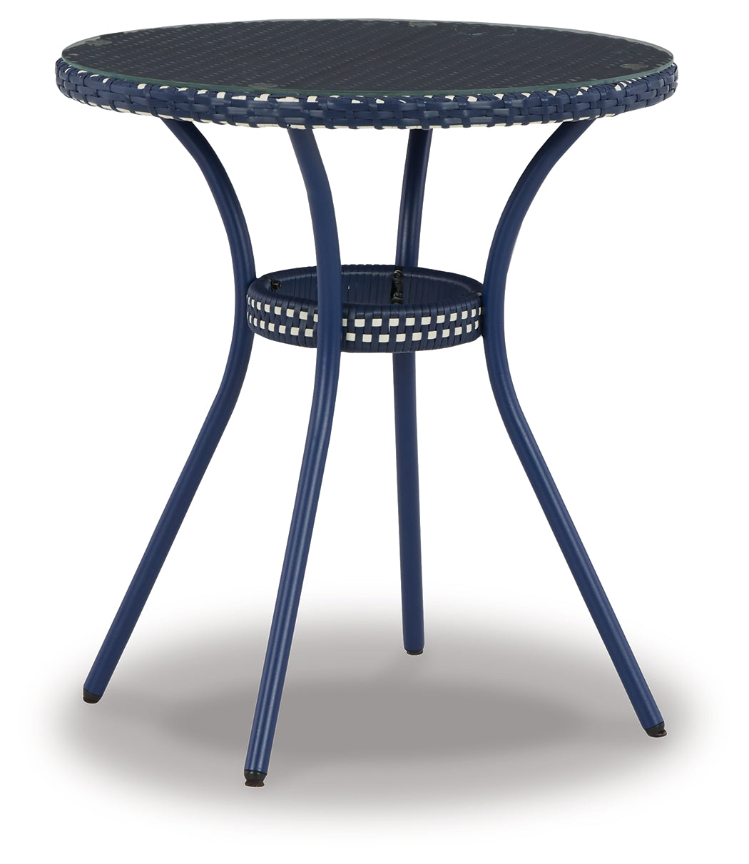 Odyssey Blue Blue Outdoor Table And Chairs (Set Of 3)