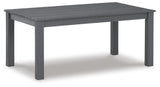 Fynnegan Gray Outdoor Loveseat With Table (Set Of 2)