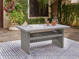 Naples Light Gray Beach Outdoor Multi-Use Table