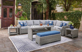 Naples Light Gray Beach Outdoor Multi-Use Table