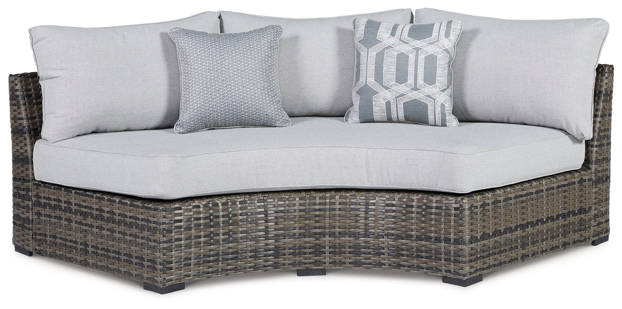 Harbor Gray Court 9-Piece Outdoor Sectional