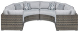 Harbor Gray Court 4-Piece Outdoor Sectional
