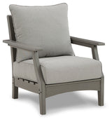 Visola Gray Lounge Chair With Cushion (Set Of 2)