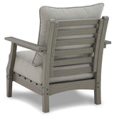 Visola Gray Lounge Chair With Cushion (Set Of 2)