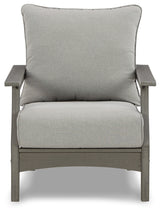 Visola Gray Lounge Chair With Cushion (Set Of 2)