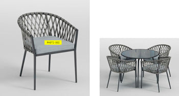 Palm Gray Bliss Seat Cushion