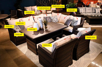 Easy Beige/Brown Isle Pillow