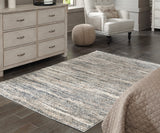 Gizela Ivory/Beige/Gray 5'3" X 7'3" Rug