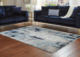 Leonelle Cream/Blue/Gray 5'3" X 7'3" Rug