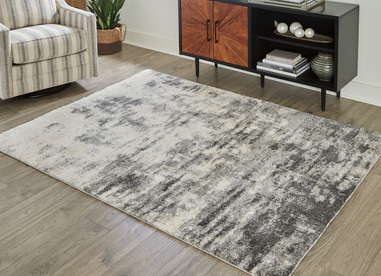 Gerdie Cream/Gray 7'10" X 10' Rug