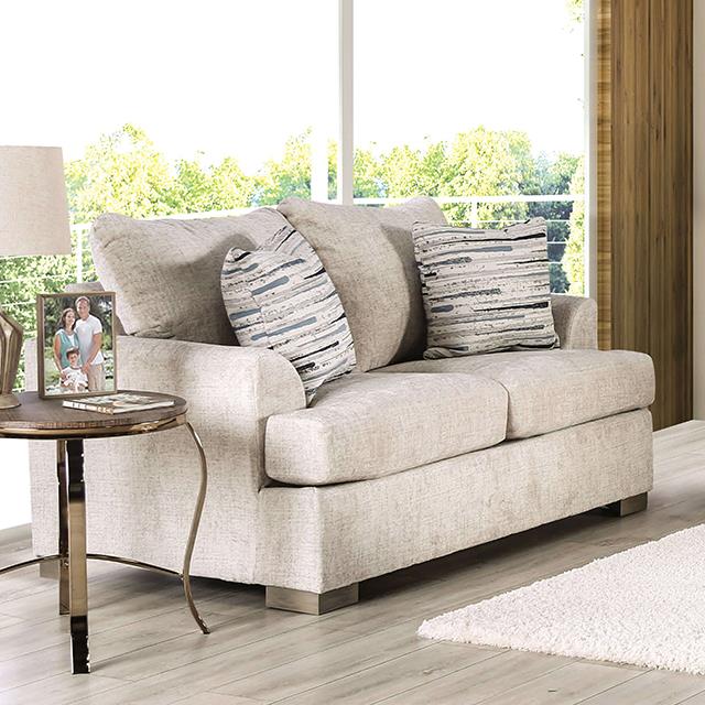 Leytonstone Cream Loveseat