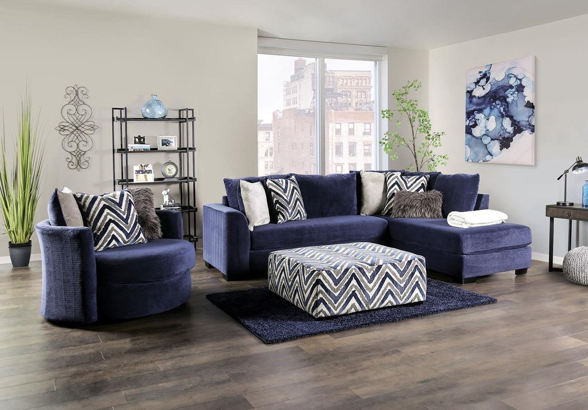 Griswold Navy Blue Sectional