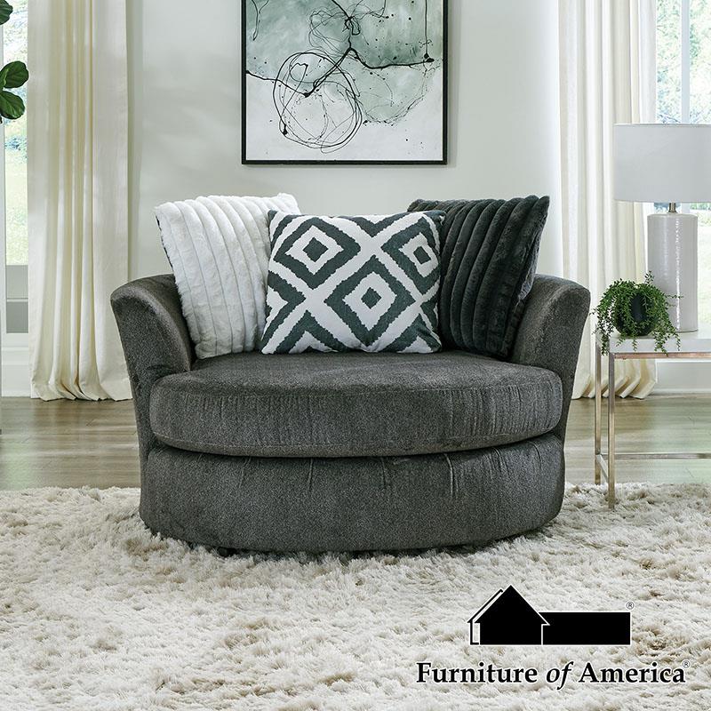 Loughlin Gun Metal Chair