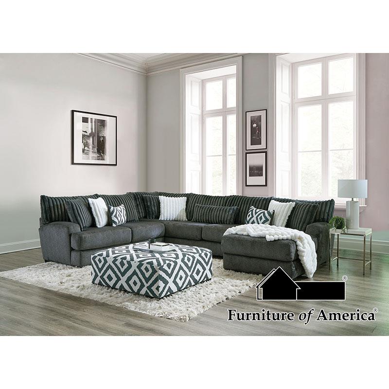 Loughton Gun Metal Sectional