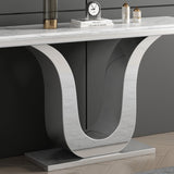 ST053SMW Marble Console Table