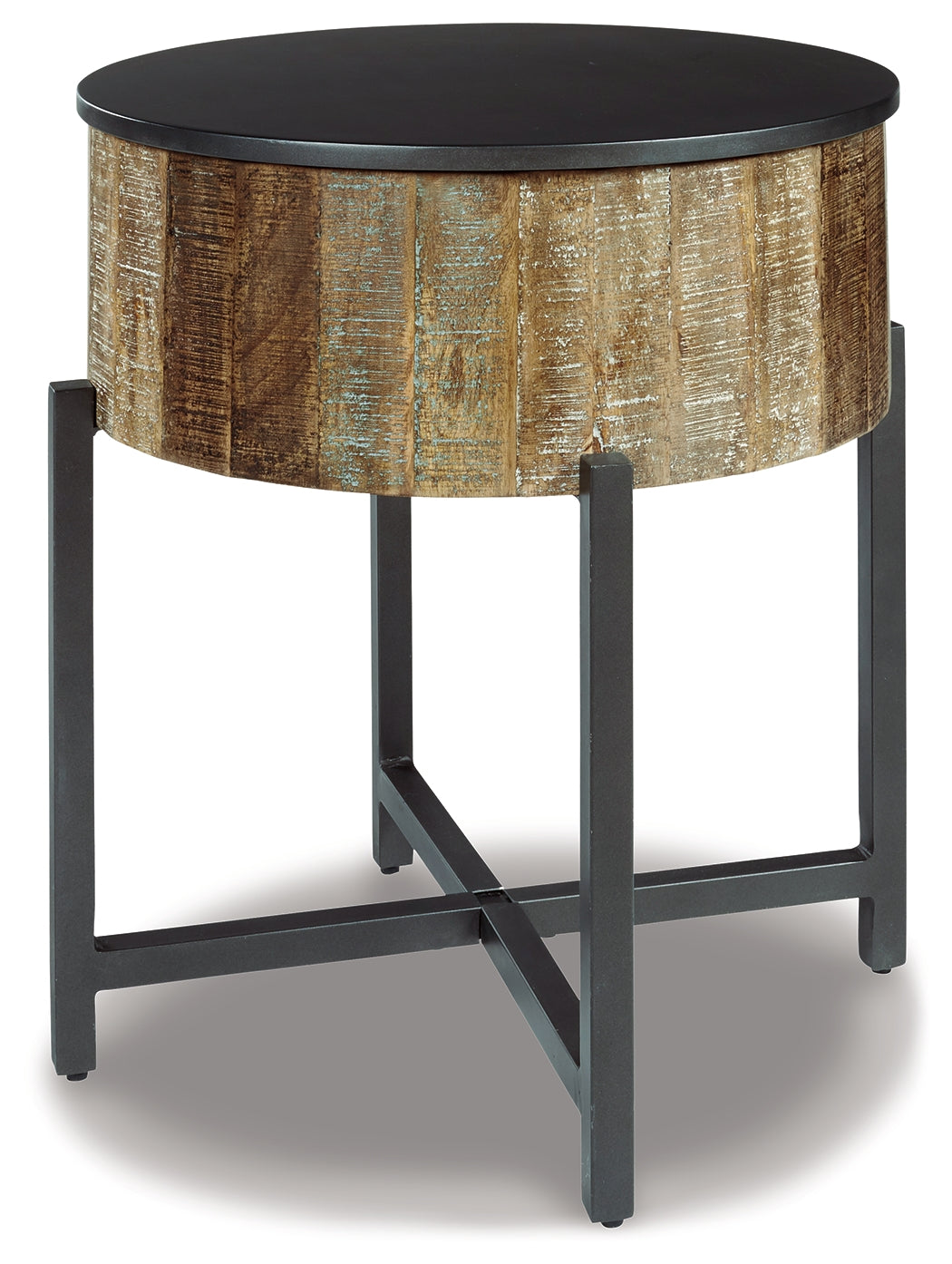 Nashbryn Gray/Brown End Table