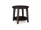 Celamar Dark Brown Coffee Table And 2 End Tables