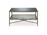 Cloverty Aged Gold Finish Coffee Table And 2 End Tables
