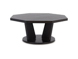 Chasinfield Dark Brown Coffee Table And 2 End Tables