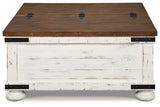 Wystfield White/Brown Coffee Table