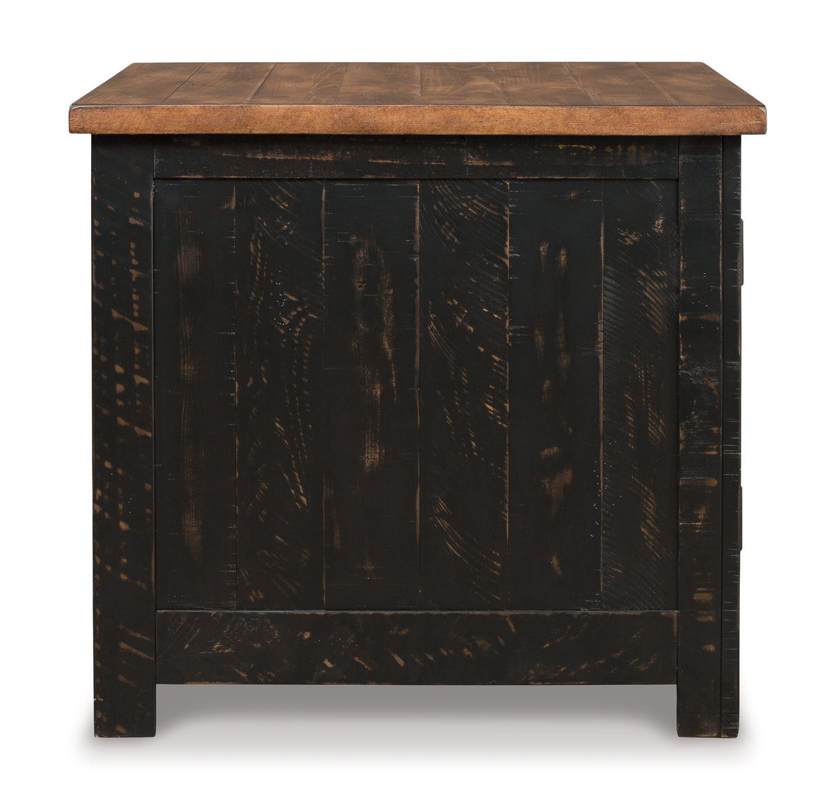 Valebeck Black/Brown End Table