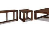 Watson Dark Brown Coffee Table And 2 End Tables With Console