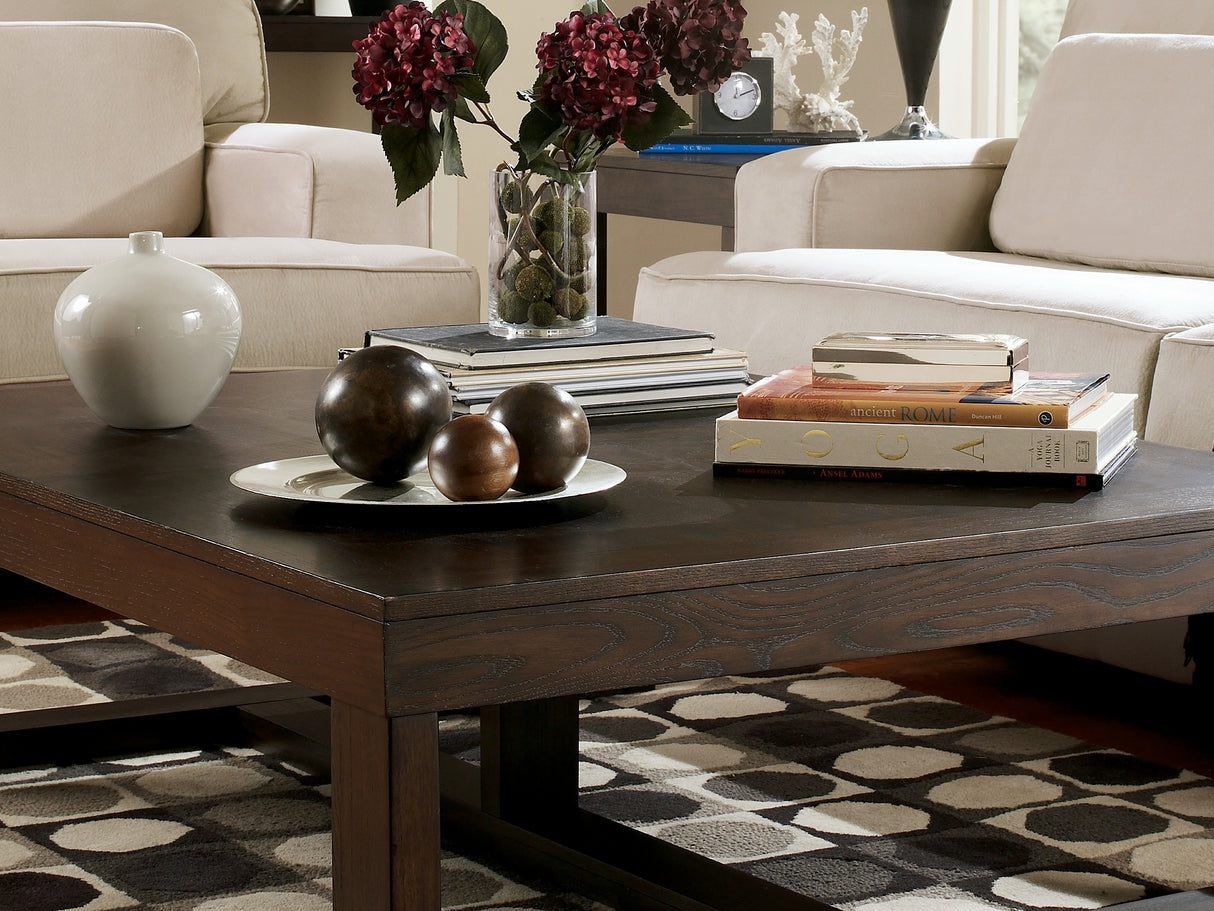 Watson Dark Brown Coffee Table And 2 End Tables