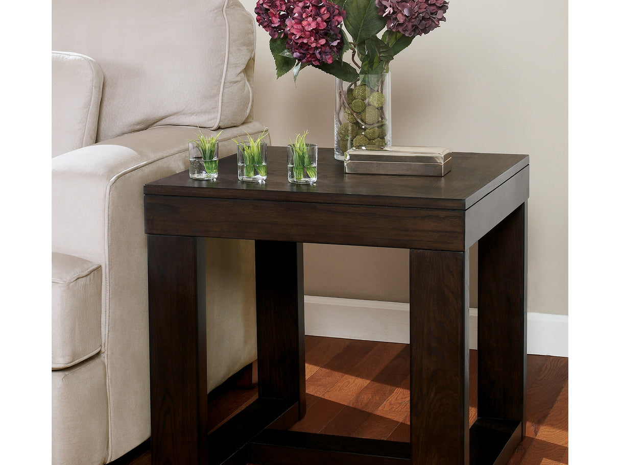 Watson Dark Brown Coffee Table And 2 End Tables With Console