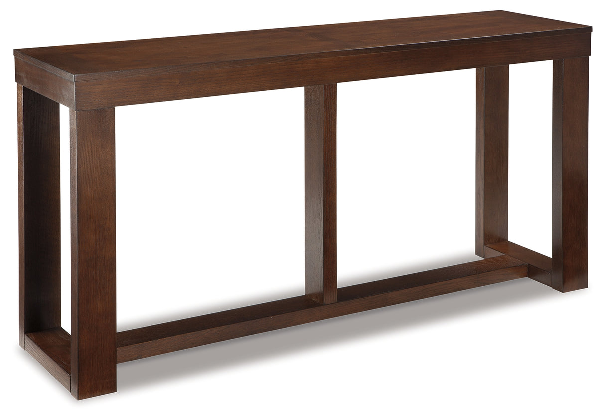 Watson Dark Brown Sofa/Console Table