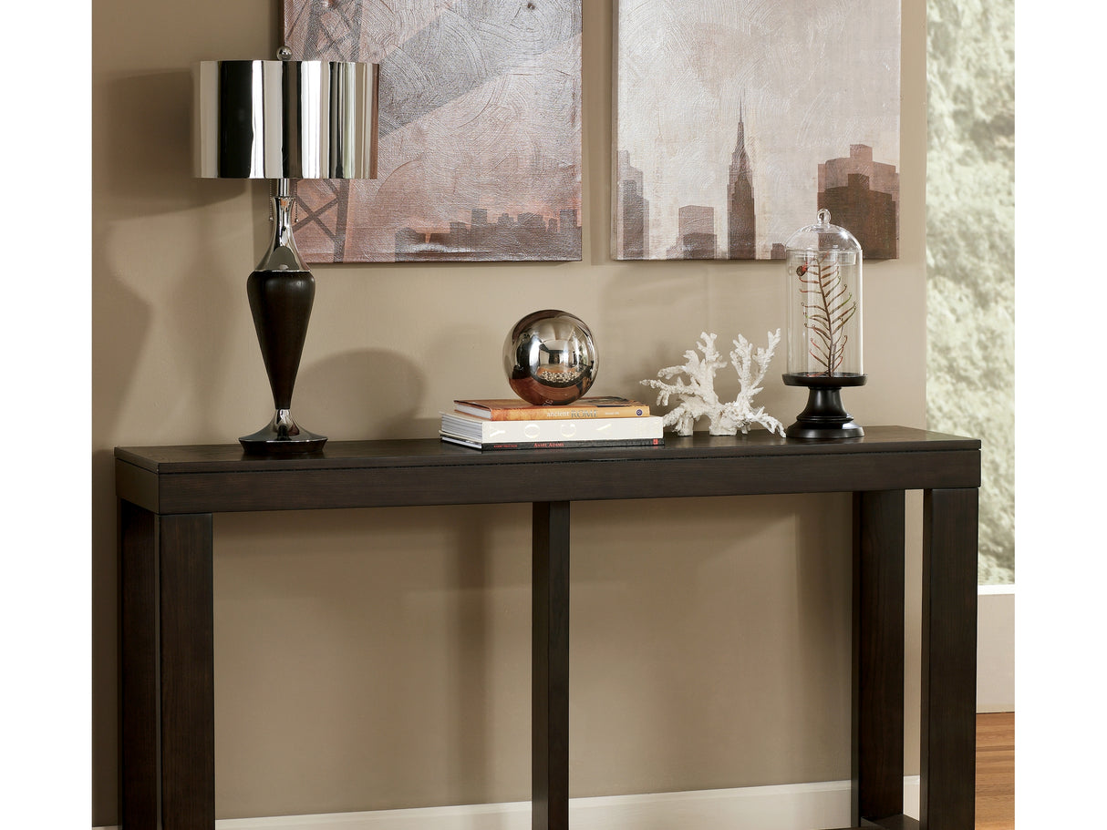 Watson Dark Brown Coffee Table And 2 End Tables With Console