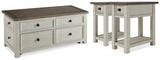 Bolanburg Two-Tone Coffee Table And 2 End Tables