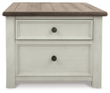 Bolanburg Two-Tone Coffee Table With Lift Top
